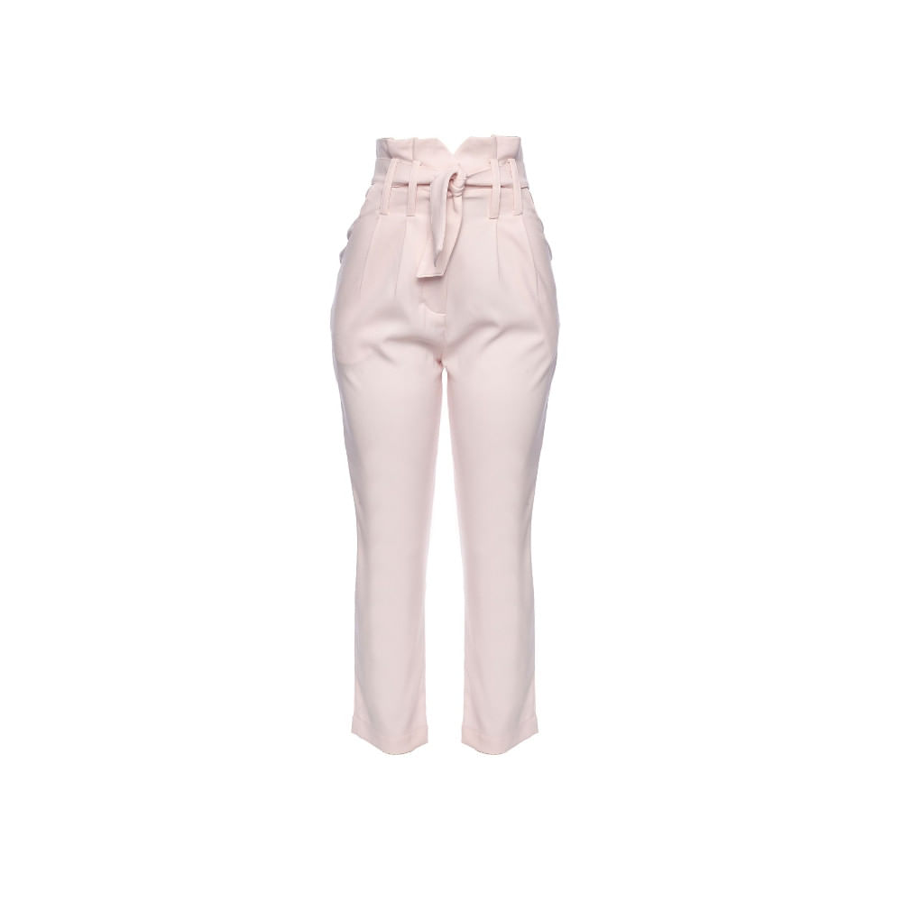 calça flare rosa bebe